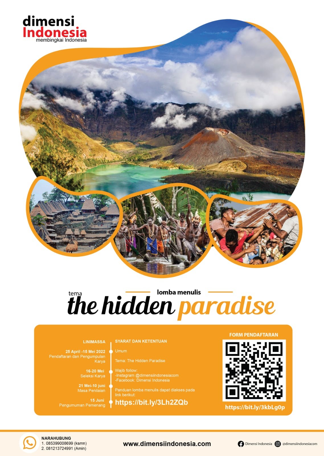 Dimensi Indonesia Gelar Lomba Menulis Dengan Tema The Hidden Paradise 